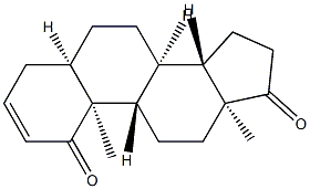 5β-Androst-2-ene-1,17-dione Struktur