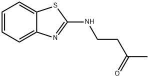 2-Butanone,4-(2-benzothiazolylamino)-(8CI) Struktur