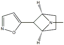 5-Azabicyclo[2.1.1]hexane,6-(5-isoxazolyl)-5-methyl-,stereoisomer(9CI) Struktur