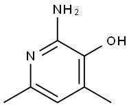 3-Pyridinol,2-amino-4,6-dimethyl-(9CI) Struktur