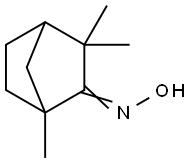 (NE)-N-(2,2,4-trimethyl-3-bicyclo[2.2.1]heptanylidene)hydroxylamine Struktur