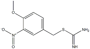 [3-nitro-4-(methyloxy)phenyl]methyl imidothiocarbamate Struktur