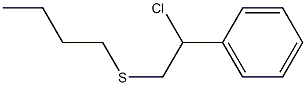 Butyl(β-chlorophenethyl) sulfide Struktur