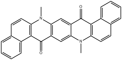 7,16-dihydro-7,16-dimethylbenzoabenzo5,6quino3,2-Iacridine-9,18-dione Struktur