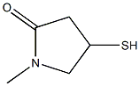 2-Pyrrolidinone,4-mercapto-1-methyl-(9CI) Struktur