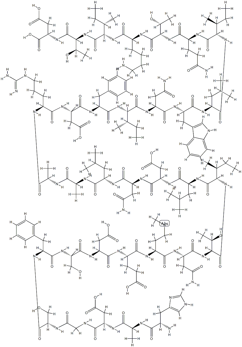 GLP-2 (HUMAN) Struktur