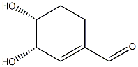 1-Cyclohexene-1-carboxaldehyde, 3,4-dihydroxy-, (3R,4S)-rel- (9CI) Struktur