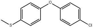 1-(4-CHLOROPHENOXY)-4-(METHYLSULFANYL)BENZENE OR 4-CHLOROPHENYL 4-(METHYLSULFANYL)PHENYL ETHER Struktur