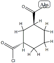 1,3-Cyclohexanedicarbonyl dichloride, trans- (8CI,9CI) Struktur