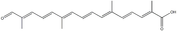 8'-Oxo-8,8'-diapo-ψ,ψ-caroten-8-oic acid Struktur