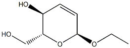 ethyl 2,3-dideoxy-D-hex-2-enopyranoside Struktur