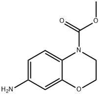 4H-1,4-Benzoxazine-4-carboxylicacid,7-amino-2,3-dihydro-,methylester Struktur