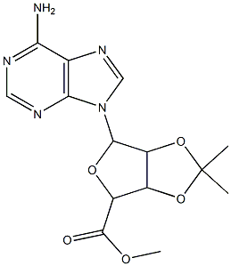 b-D-Ribofuranuronic acid,1-(6-amino-9H-purin-9-yl)-1-deoxy-2,3-O-(1-methylethylidene)-, methyl ester