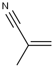 POLYMETHACRYLONITRILE Struktur