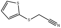 2-(thiophen-2-ylsulfanyl)acetonitrile Struktur