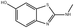 6-Benzothiazolol,2-(methylamino)-(8CI) Struktur