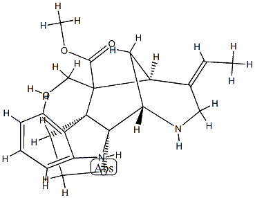 Aspidodasycarpine Struktur