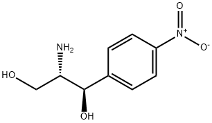 D(-)-Treo-1-(p-nitrophenyl)-2-amino-1,3-propanediol Struktur