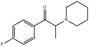 4'-Fluoro-α-piperidinopropiophenone Struktur