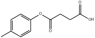 4-(4-methylphenoxy)-4-oxobutanoic acid Struktur