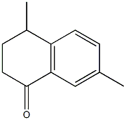 1，6-Dimethyl-4-keto-tetrahydronaphthalene Struktur