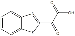 2-Benzothiazoleaceticacid,alpha-oxo-(9CI) Struktur