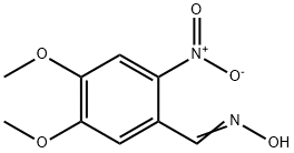 4,5-dimethoxy-2-nitrobenzaldehyde oxime Struktur