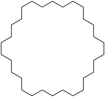 Cyclotriacotane Struktur