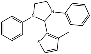 2-(3-methyl-2-thienyl)-1,3-diphenylimidazolidine Struktur