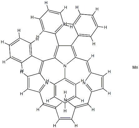 5,10,15,20-四苯基-21H,23H-卟啉錳(II), 31004-82-7, 結(jié)構(gòu)式