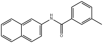 3-methyl-N-(2-naphthyl)benzamide Struktur