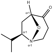 8-Oxa-1-azabicyclo[3.2.1]octan-4-one,7-(1-methylethyl)-,(1R,5R,7R)-rel-(9CI) Struktur