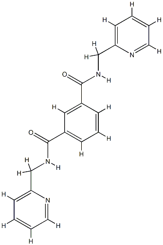 N~1~,N~3~-bis(2-pyridinylmethyl)isophthalamide Struktur