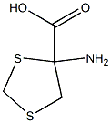 4-amino-1,2-dithiolane-4-carboxylic acid Struktur