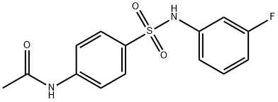 4-(3-Fluorophenylsulfamoyl)acetanilide, 97% Struktur