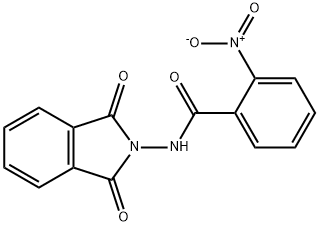 N-(1,3-dioxo-1,3-dihydro-2H-isoindol-2-yl)-2-nitrobenzamide Struktur