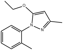 1H-Pyrazole,5-ethoxy-3-methyl-1-(2-methylphenyl)-(9CI) Struktur