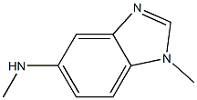 1H-Benzimidazol-5-amine,N,1-dimethyl-(9CI) Struktur