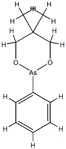 5,5-Dimethyl-2-phenyl-1,3,2-dioxarsenane Struktur