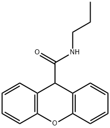 N-propyl-9H-xanthene-9-carboxamide Struktur