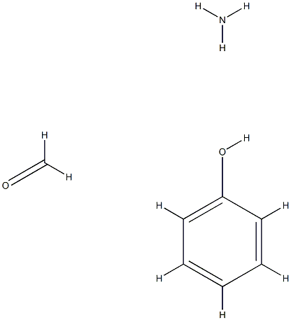 FORMALDEHYDE, POLYMER WITH AMMONIA AND PHENOL) Struktur