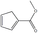 1,3-Cyclopentadiene-1-carboxylic acid, methyl ester (6CI,9CI) Struktur