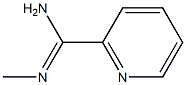 2-Pyridinecarboximidamide,N-methyl-(9CI) Struktur