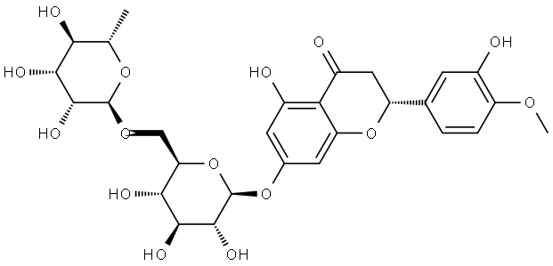 (2R)-Hesperidin Struktur