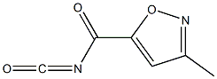 5-Isoxazolecarbonylisocyanate,3-methyl-(9CI) Struktur