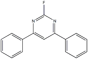 2-fluoro-4,6-diphenylpyrimidine Struktur