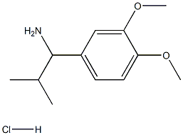 1-(3,4-dimethoxyphenyl)-2-methylpropan-1-amine Struktur