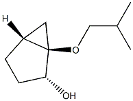 Bicyclo[3.1.0]hexan-2-ol, 1-(2-methylpropoxy)-, (1-alpha-,2-ba-,5-alpha-)- (9CI) Struktur