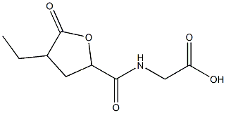 Pentonic acid, 5-[(carboxymethyl)amino]-2,3,5-trideoxy-2-ethyl-5-oxo-, gamma-lactone (9CI) Struktur