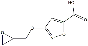 5-Isoxazolecarboxylicacid,3-(oxiranylmethoxy)-(9CI) Struktur